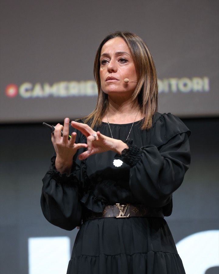 Daniela Morgese sul palco